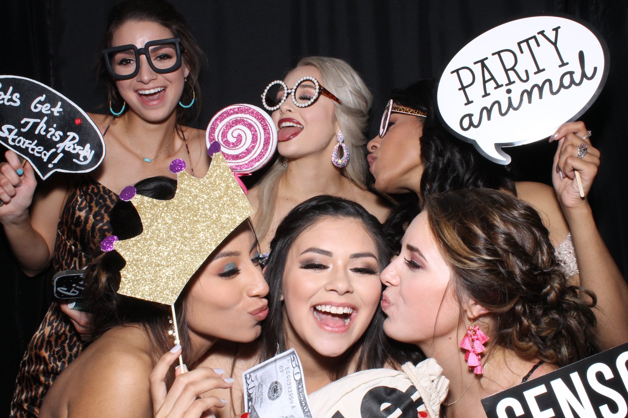Quinceañera photo booth